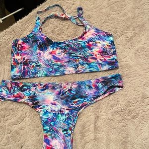 Fused Hawaii Bikini set.